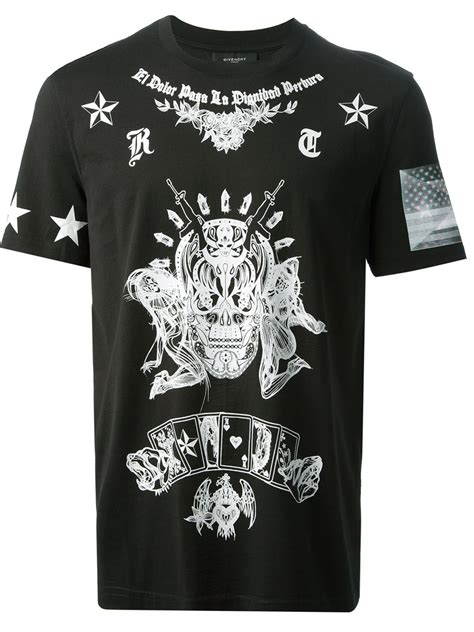 givenchy skull guns shirt|Givenchy T.